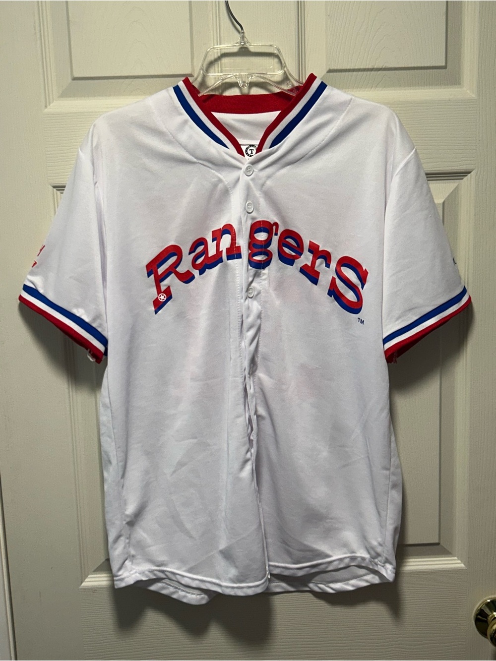 2023 MLB Texas Rangers Fergie Jenkins #31 Jersey SGA White Red Medium